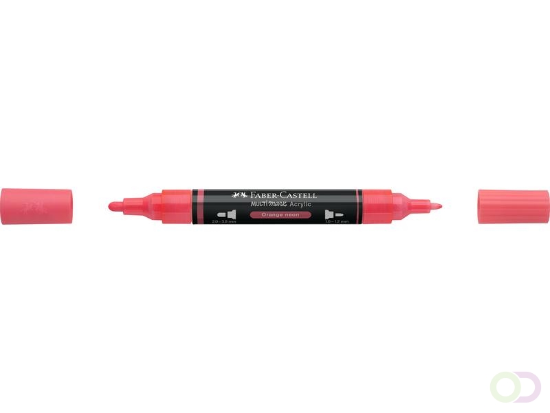 Acrylmarker Faber-Castell Multimark 255 orange neon