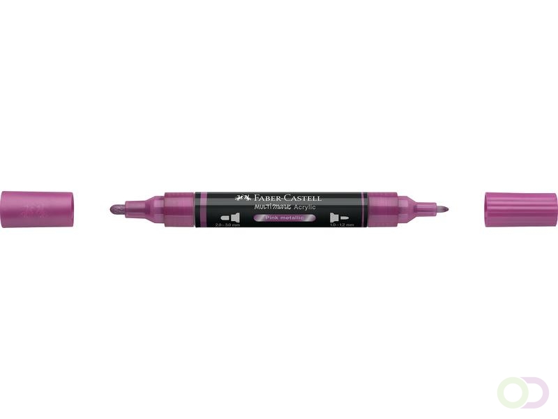 Acrylmarker Faber-Castell Multimark 290 pink metallic