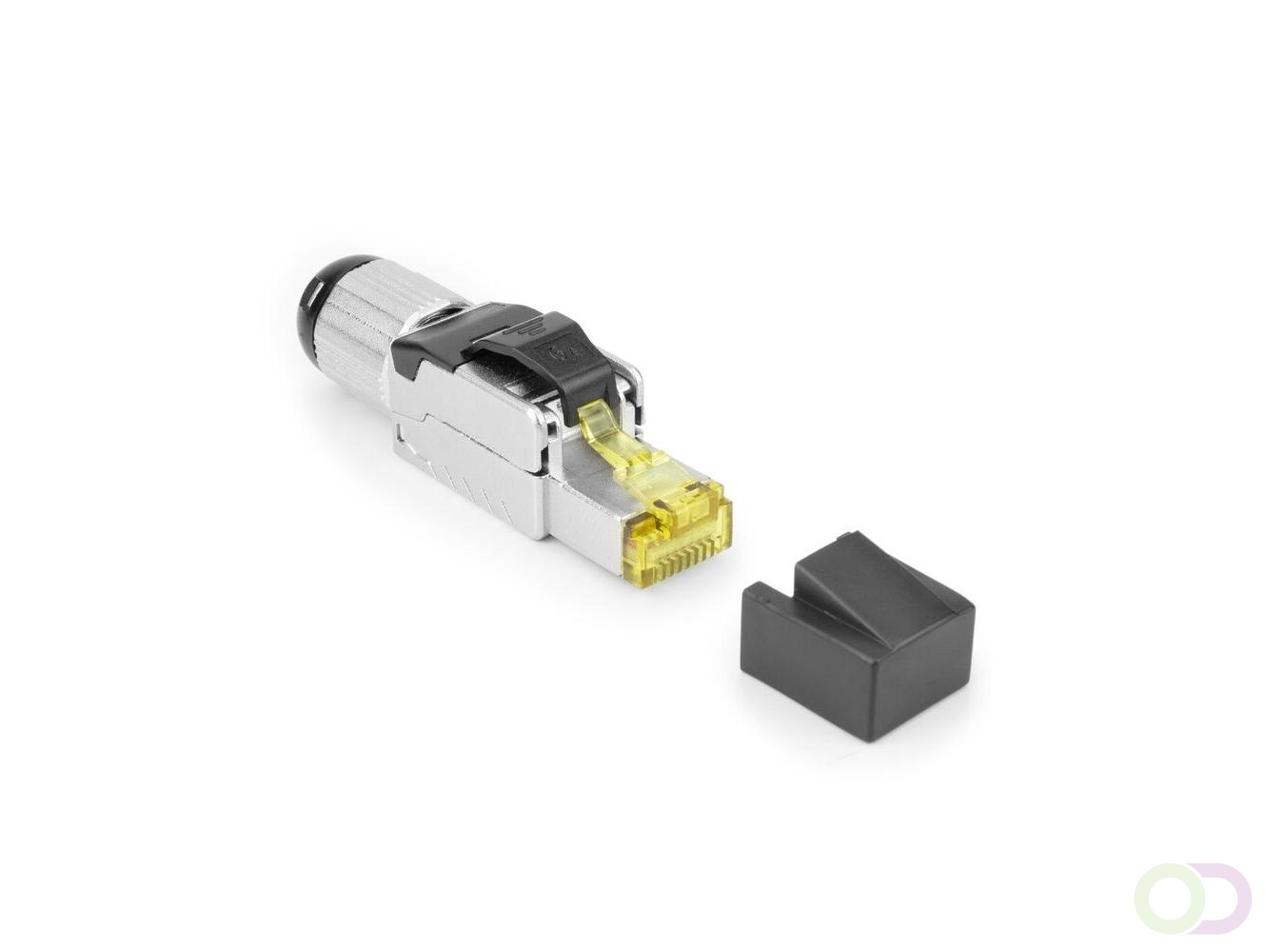 ACT Field termination plug RJ45 CAT6A shielded, toolless, 4PPoE 100W (TD168F)