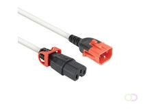 ACT Netsnoer C14 IEC Lock Dual Locking - C15 IEC Lock wit 1 m, PC3871