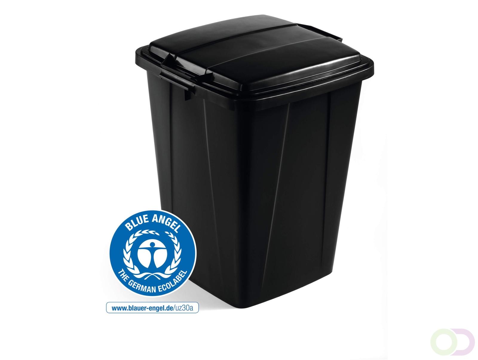 Afvalcontainer DURABIN® ECO 90L vierkant - Office-Deals.nl