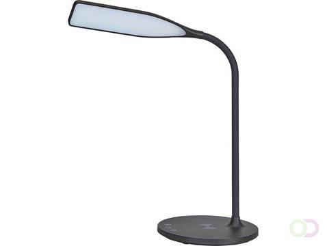ALBA LED LED bureaulamp Smart, met QI oplader, zwart