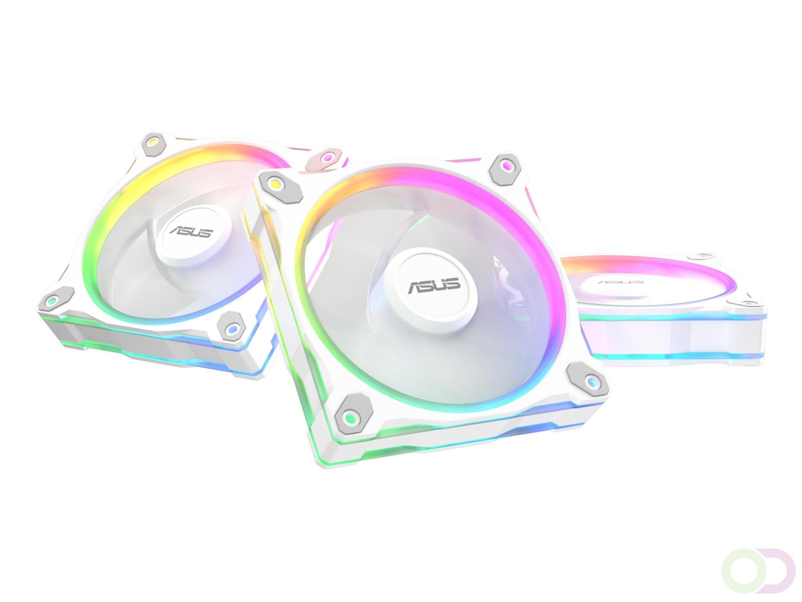 ASUS Prime MR120 Fan ARGB Reverse White 3in1 Computer behuizing Ventilator 12 cm Wit 3 stuk(s) (90DA00L3-B09020)