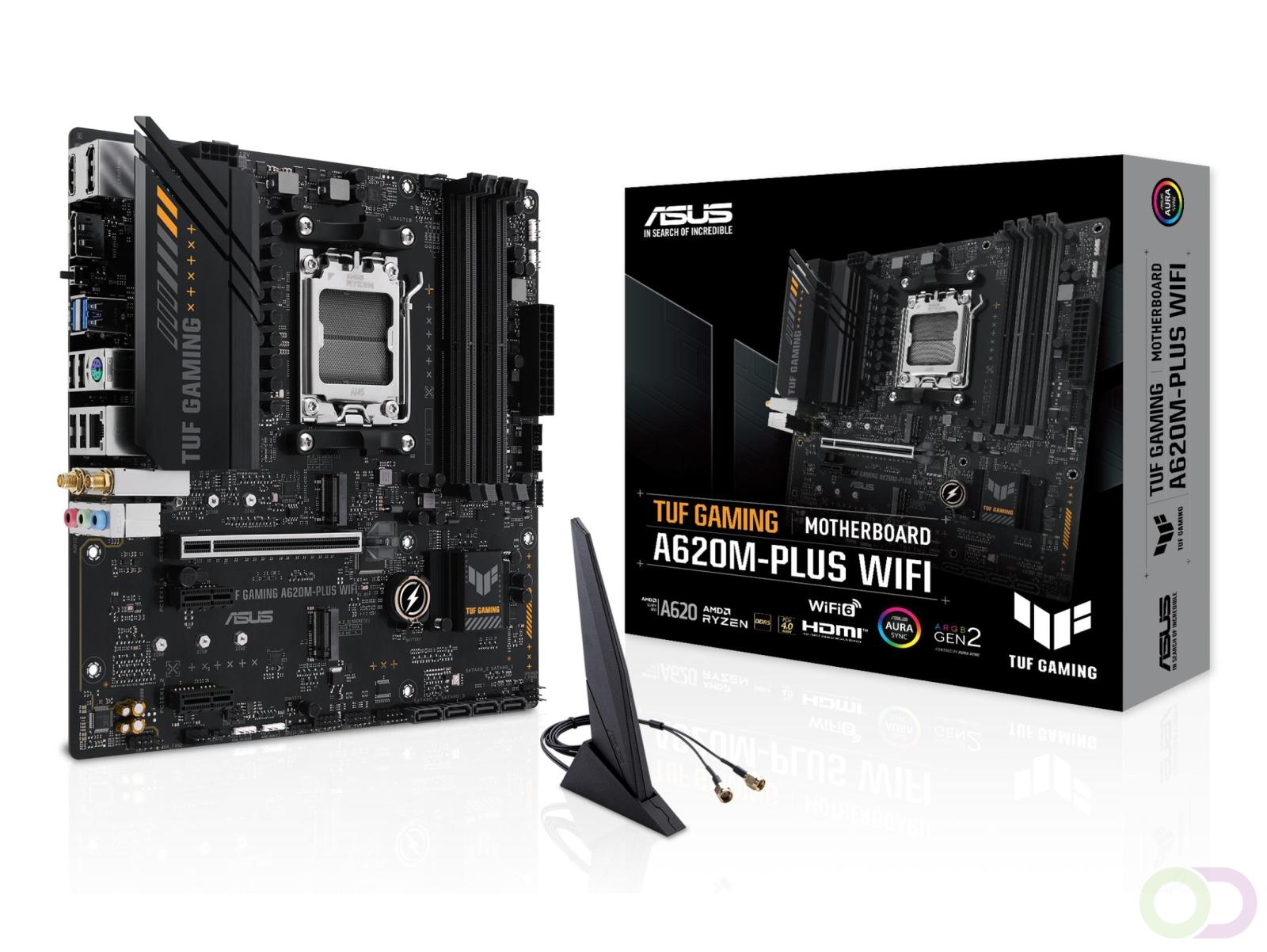 ASUS TUF GAMING A620M-PLUS WIFI AMD A620 Socket AM5 micro ATX (90MB1F00-M0EAY0)