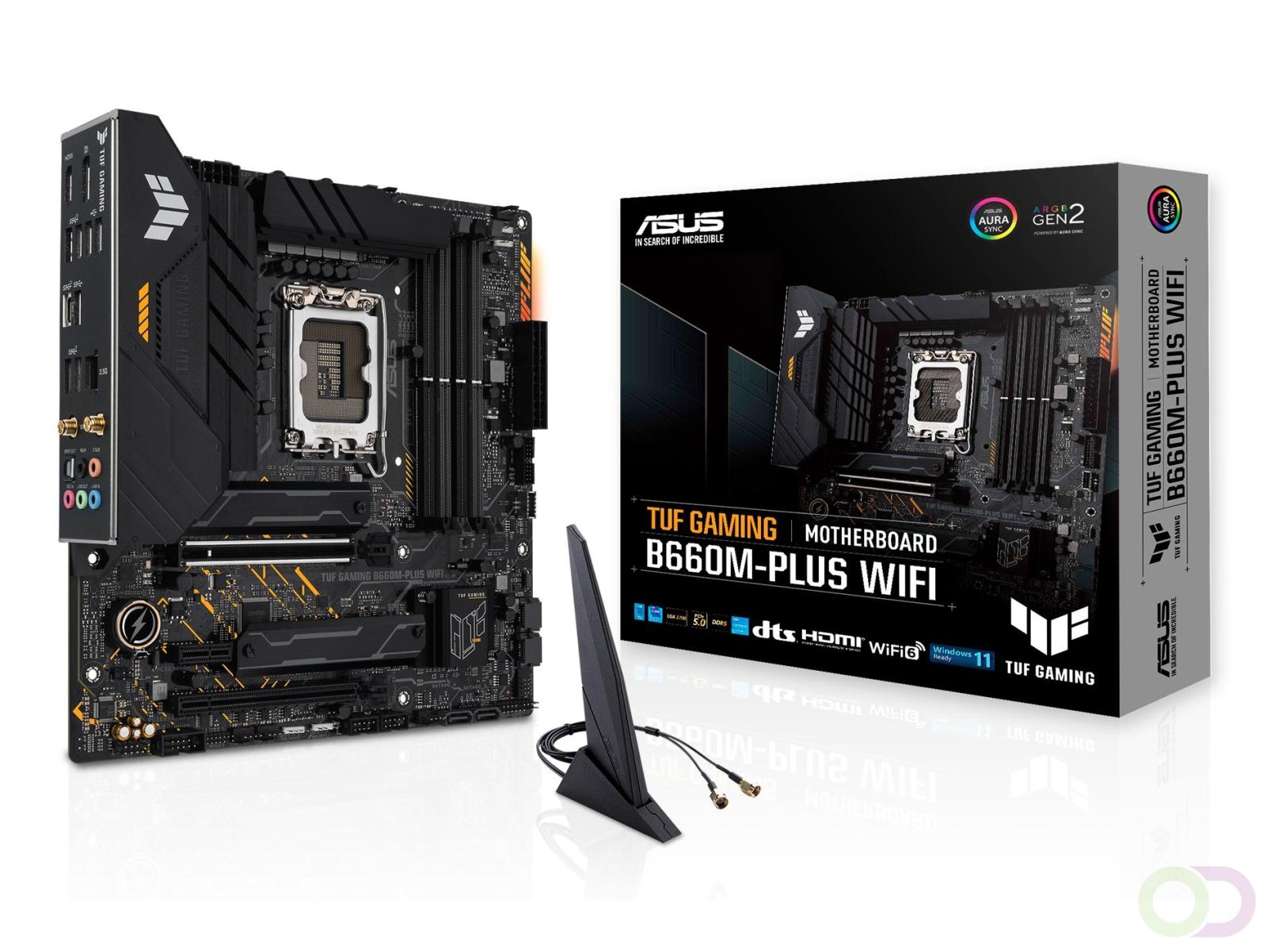 ASUS TUF GAMING B660M-PLUS WIFI Intel B660 LGA 1700 micro ATX (90MB1AZ0-M0EAY0)