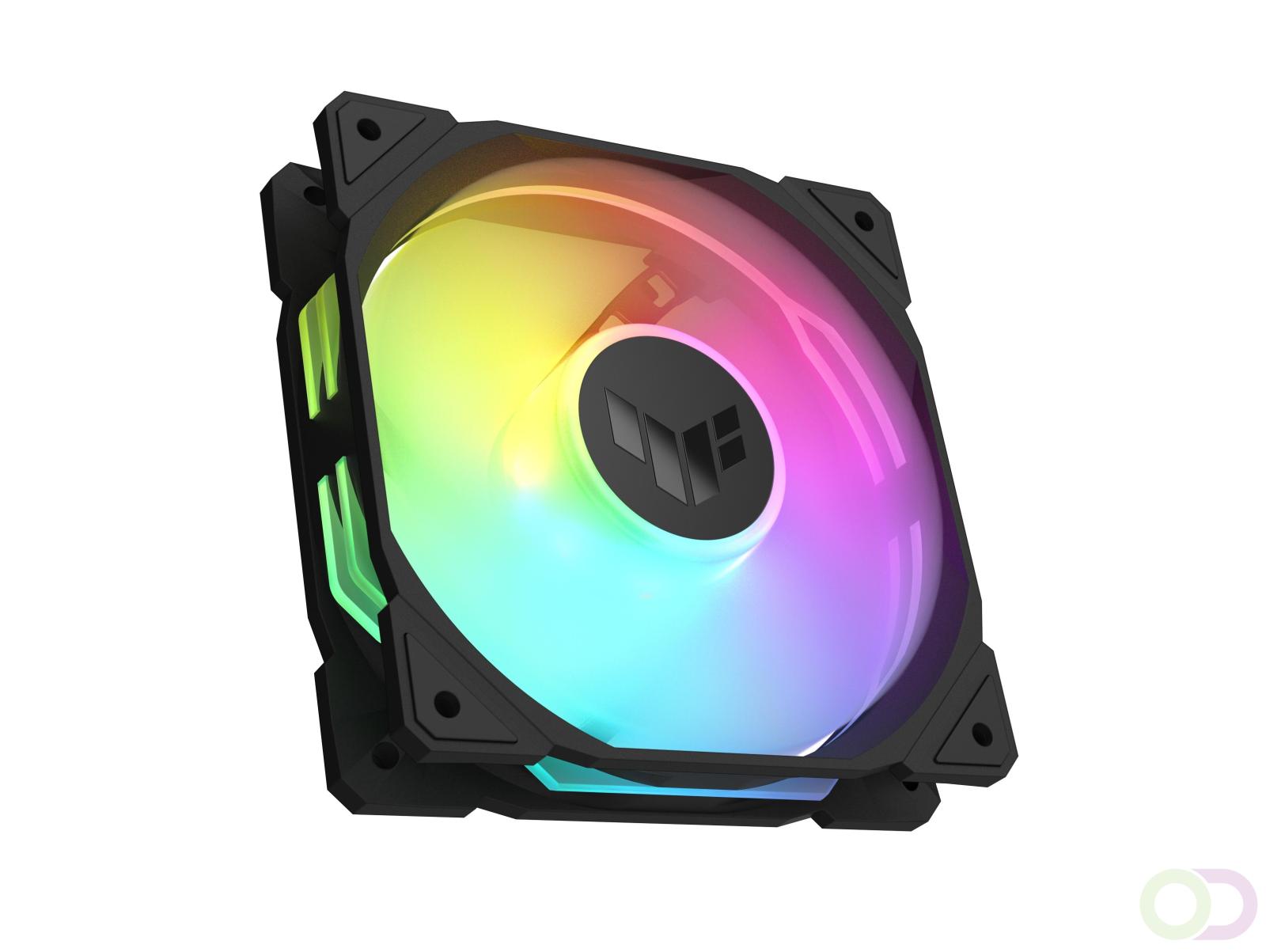ASUS TUF Gaming TR120 ARGB Reverse Fan Triple Pack Computer behuizing Ventilator 12 cm Zwart (90DA00D0-B09020)