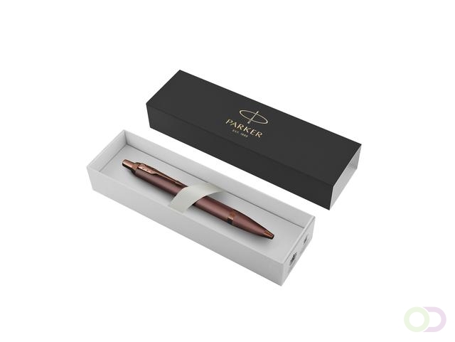 Balpen Parker IM Monochrome burgundy GT medium - Office-Deals.nl
