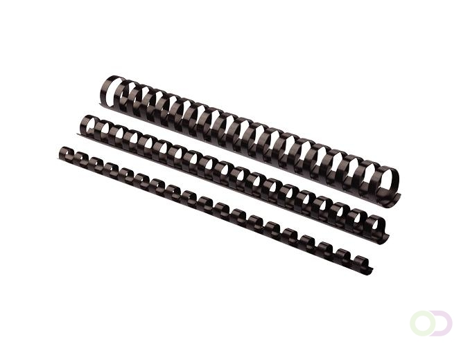 Plastic bindrug 22mm - zwart