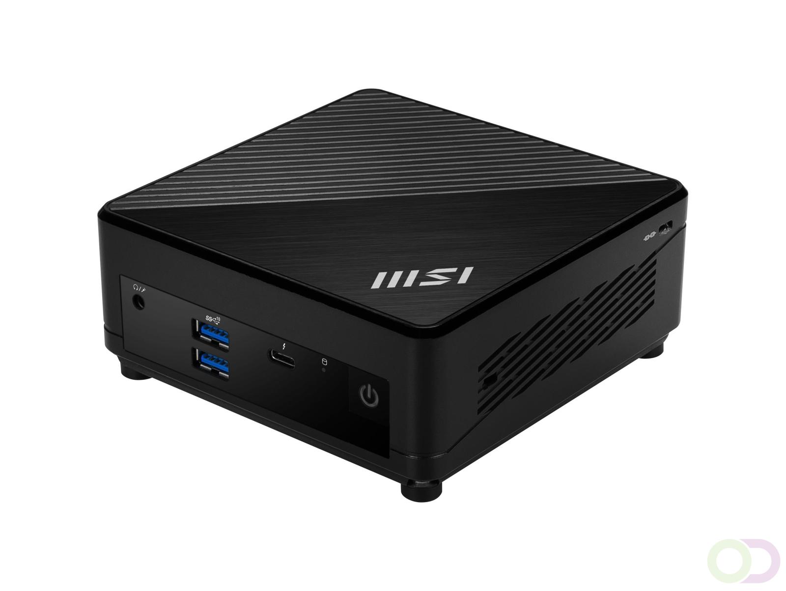 MSI Cubi 5 12M-458EU Intel?? Core??? i5 i5-1235U 8 GB DDR4-SDRAM 512 GB SSD Windows 11 Pro Mini PC Zwart (CUBI 5 12M-458EU)