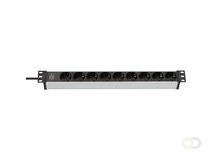 Brennenstuhl Alu-Line 19" PDU 16A met 9x Type F stopcontacten