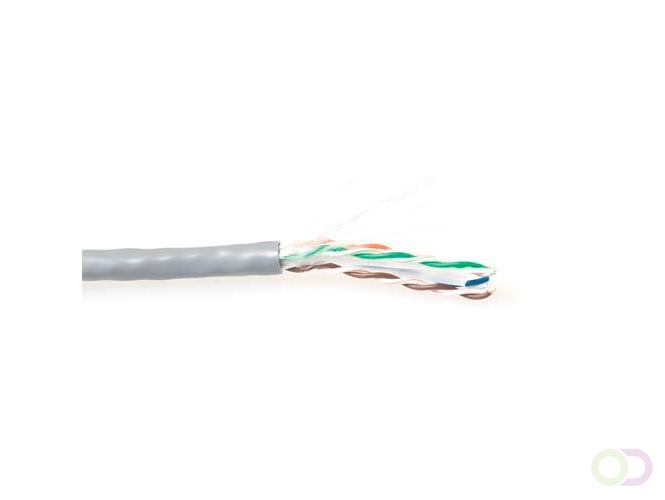 ACT CAT6 U/UTP PVC massief met adersplitter 100 m rol (XS100H)