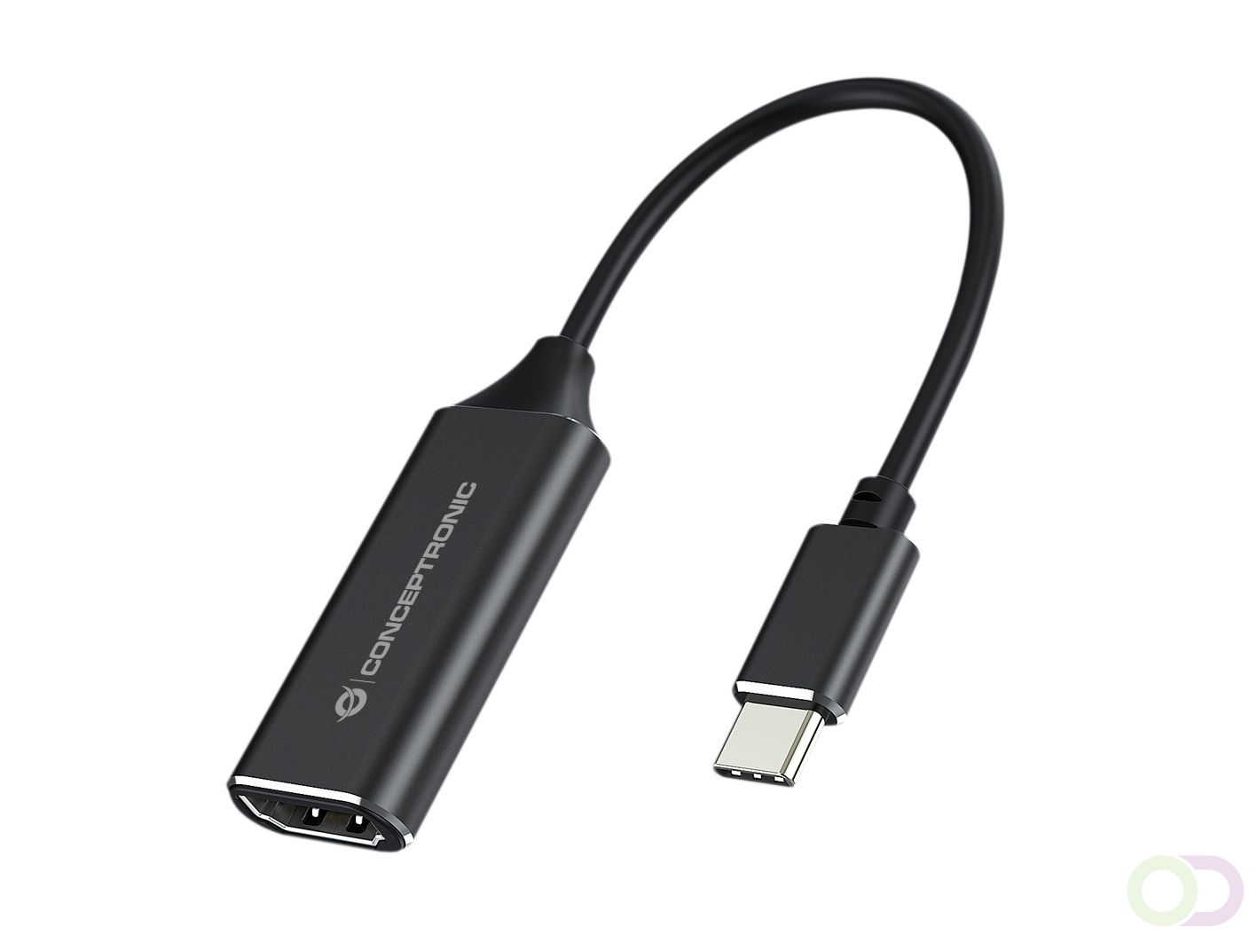 Conceptronic ABBY03B video kabel adapter HDMI Type A (Standaard) USB Type-C Zwart (ABBY03B)