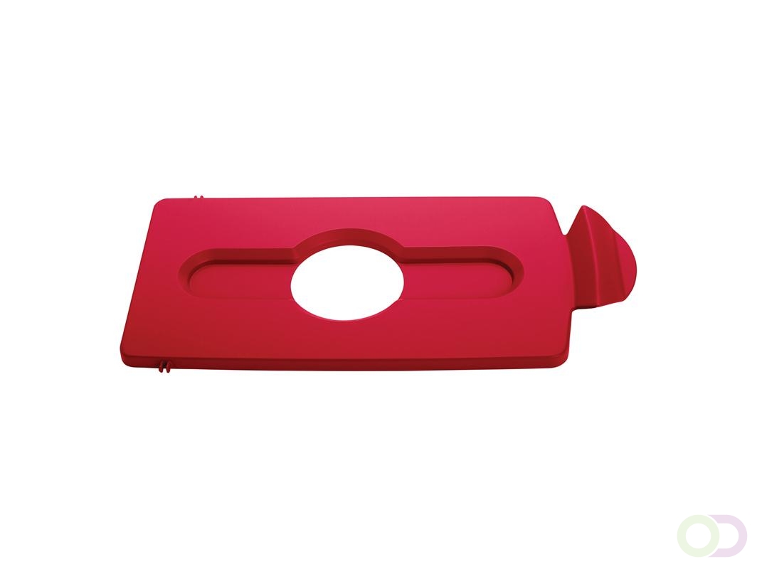 Deksel flessen/blik voor Slim Jim Recyclingstation, Rubbermaid