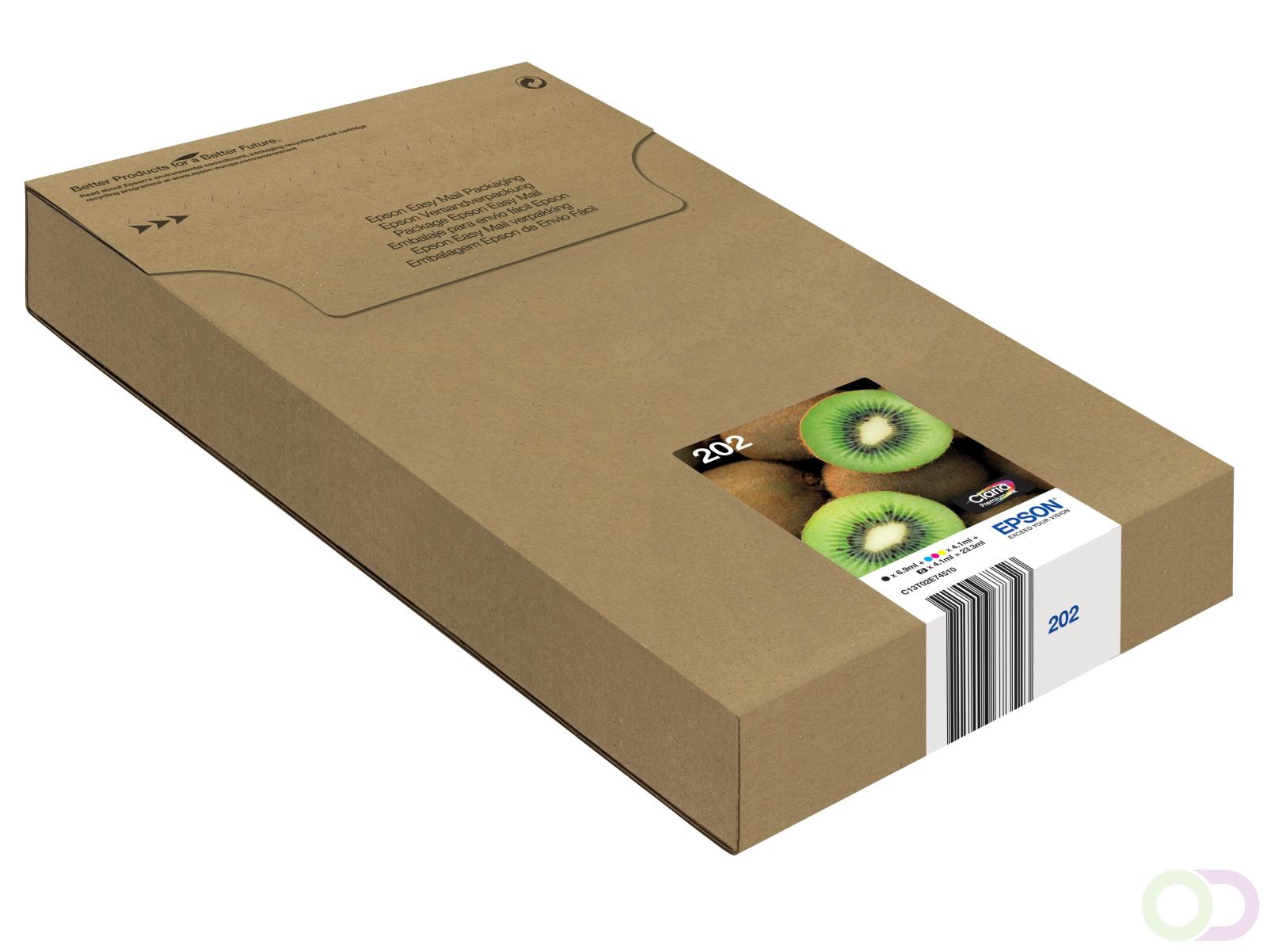 Epson Multipack 5-colours 202 Claria Premium Ink EasyMail (C13T02E74510)
