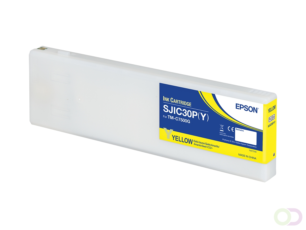 Epson SJIC30P(Y): Ink cartridge for ColorWorks C7500G (Yellow) (C33S020642)