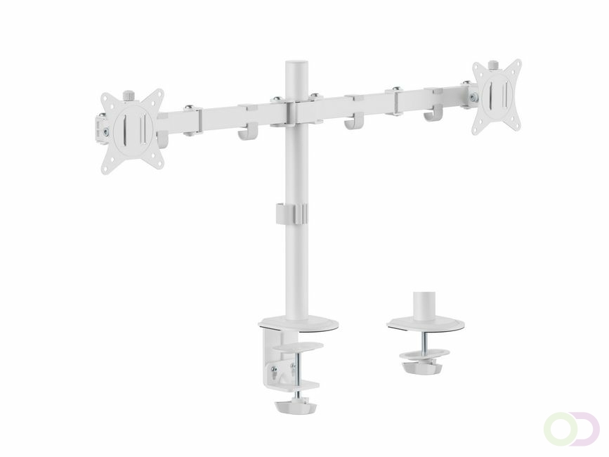 Equip 17???-32??? Full Motion dubbele Monitorarm wit (650167)