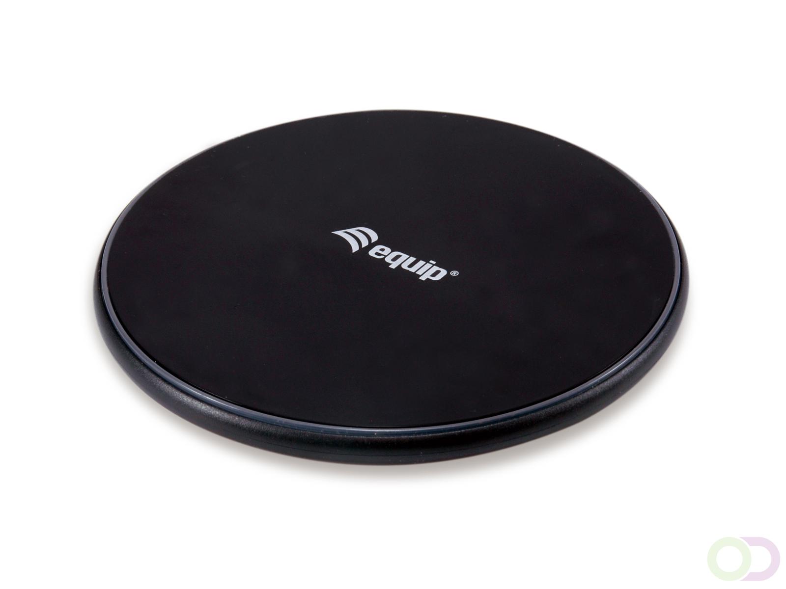 Equip 245501 oplader voor mobiele apparatuur Universeel Zwart USB Draadloos opladen Binnen (245501)