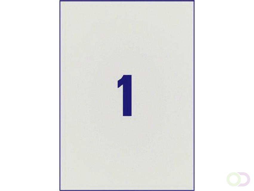 20 Etiquetas Poliester Resistentes A La Intemperie 210 X 297 Mm, Apli