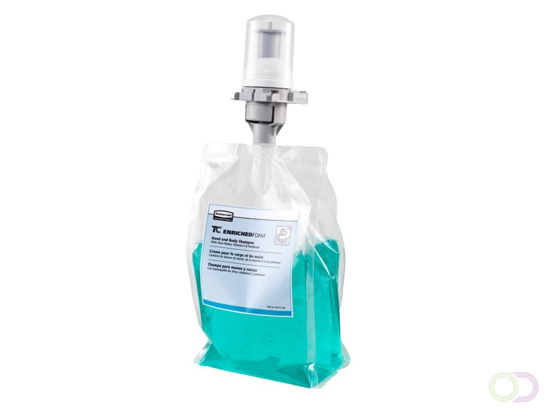Flex Enriched Foam Hand- & Lichaamsshampoo 1300ml, Rubbermaid