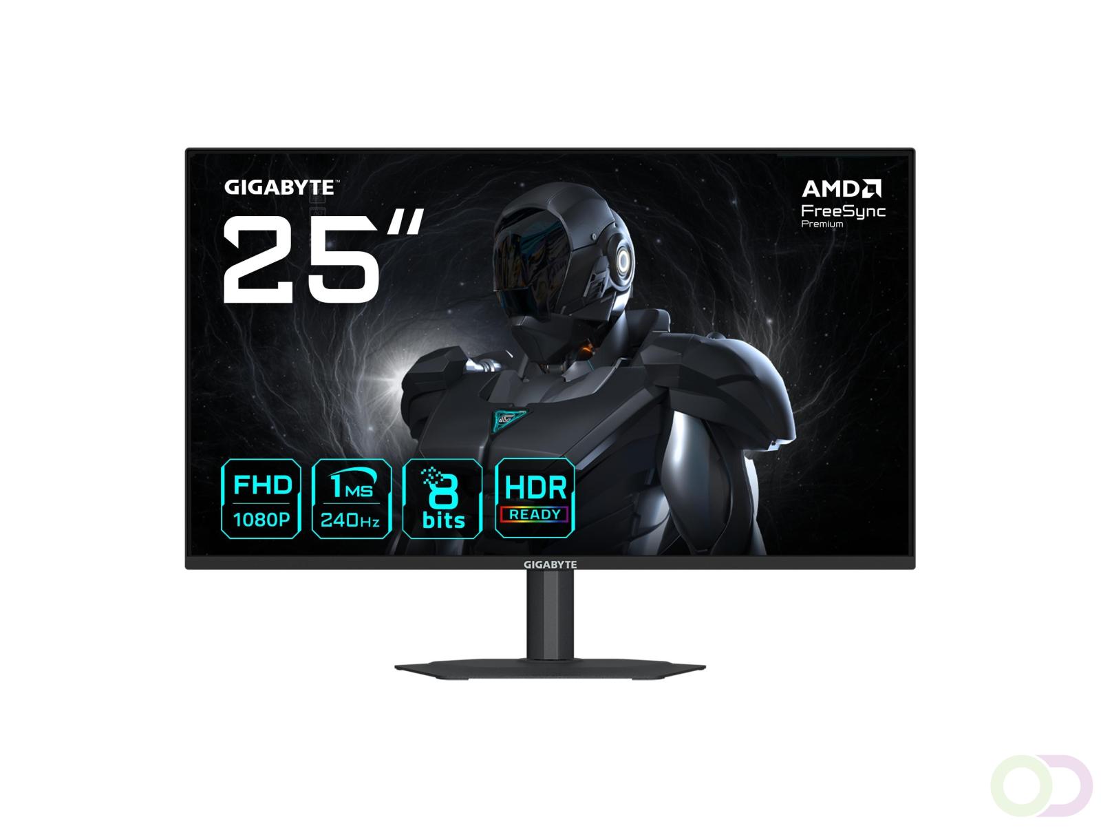 GIGABYTE G25F2A computer monitor 62,2 cm (24.5") 1920 x 1080 Pixels Full HD LED Zwart (G25F2A EK)