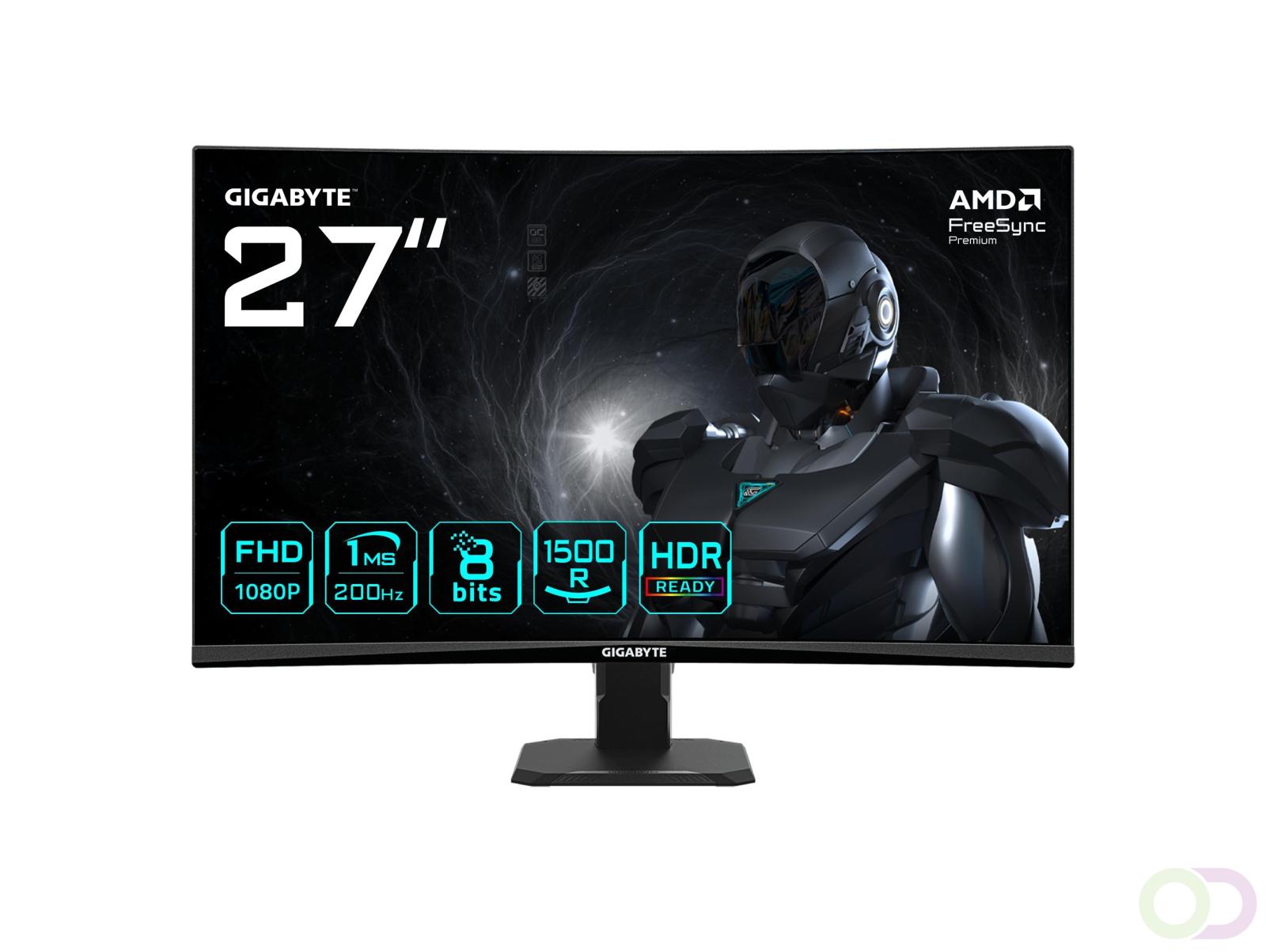 GIGABYTE GS27FCA computer monitor 68,6 cm (27") 1920 x 1080 Pixels Full HD LED Zwart (GS27FCA EK)