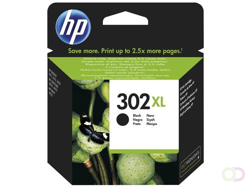 HP 302XL originele high-capacity zwarte inktcartridge (F6U68AE)