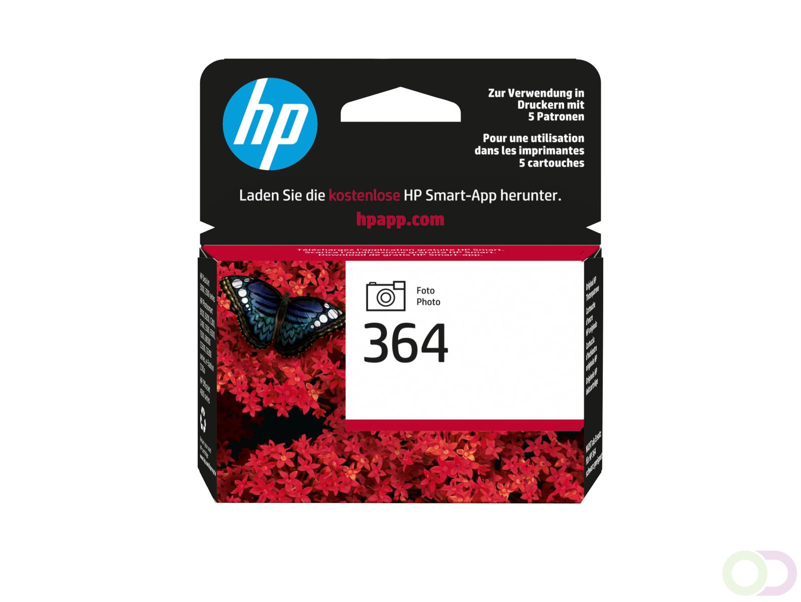 HP 364 originele fotoinktcartridge (CB317EE)