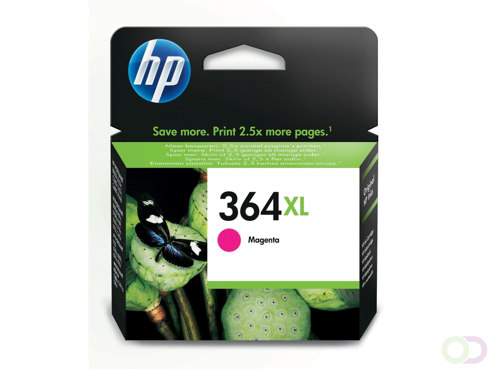 HP 364XL originele high-capacity magenta inktcartridge (CB324EE#ABB)