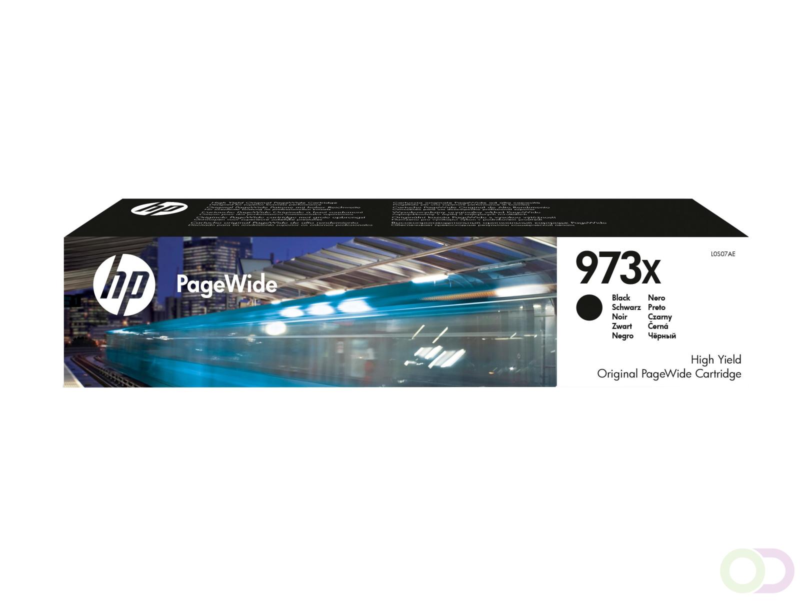 HP 973X originele zwarte high-capacity PageWide cartridge (L0S07AE)
