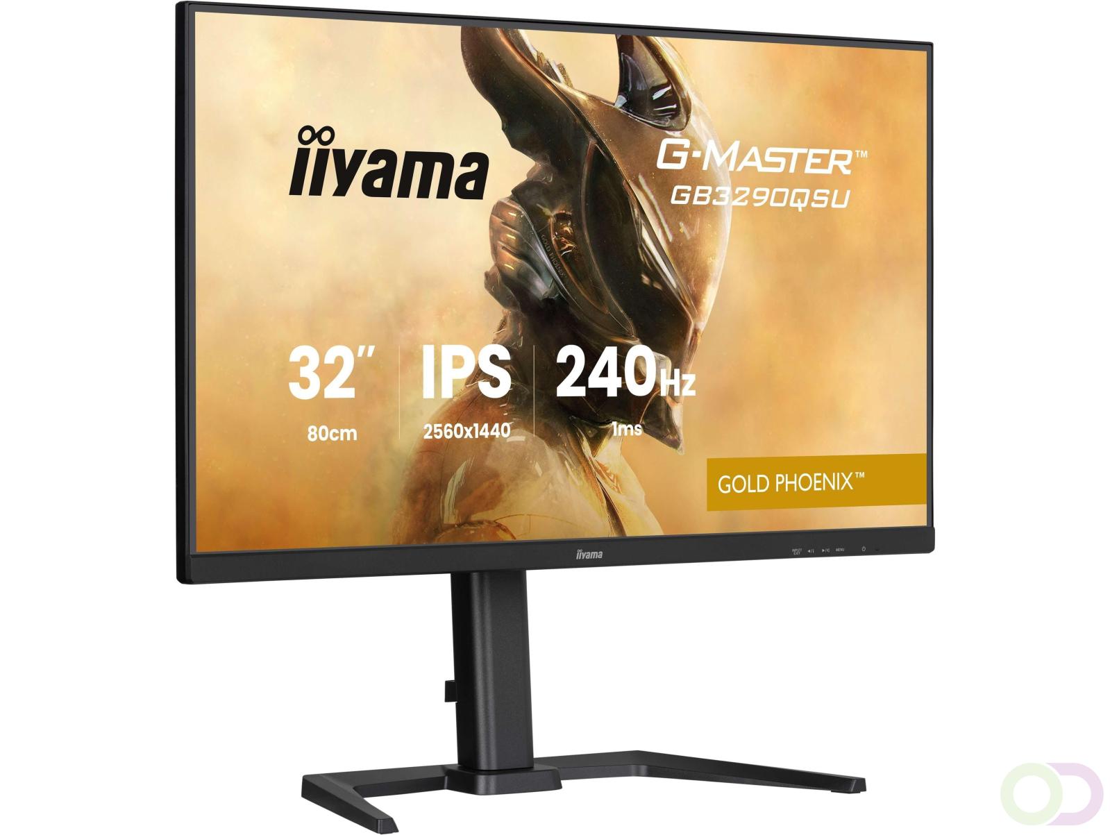 iiyama G-MASTER GB3290QSU-B1 computer monitor 80 cm (31.5") 2560 x 1440 Pixels Quad HD LED Zwart (GB3290QSU-B1)