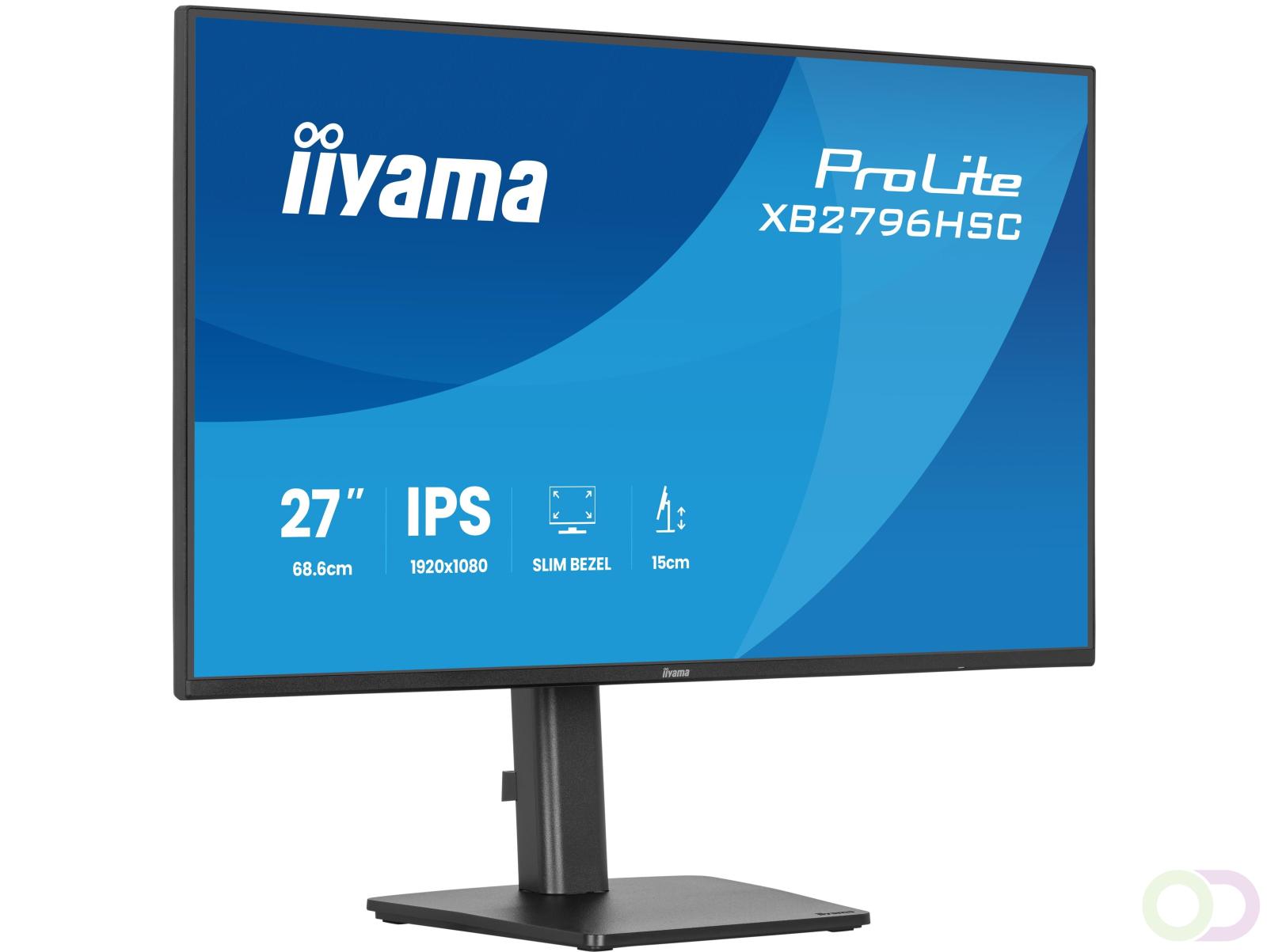 iiyama ProLite XB2796HSC-B1 computer monitor 68,6 cm (27") 1920 x 1080 Pixels Full HD LED Zwart (XB2796HSC-B1)