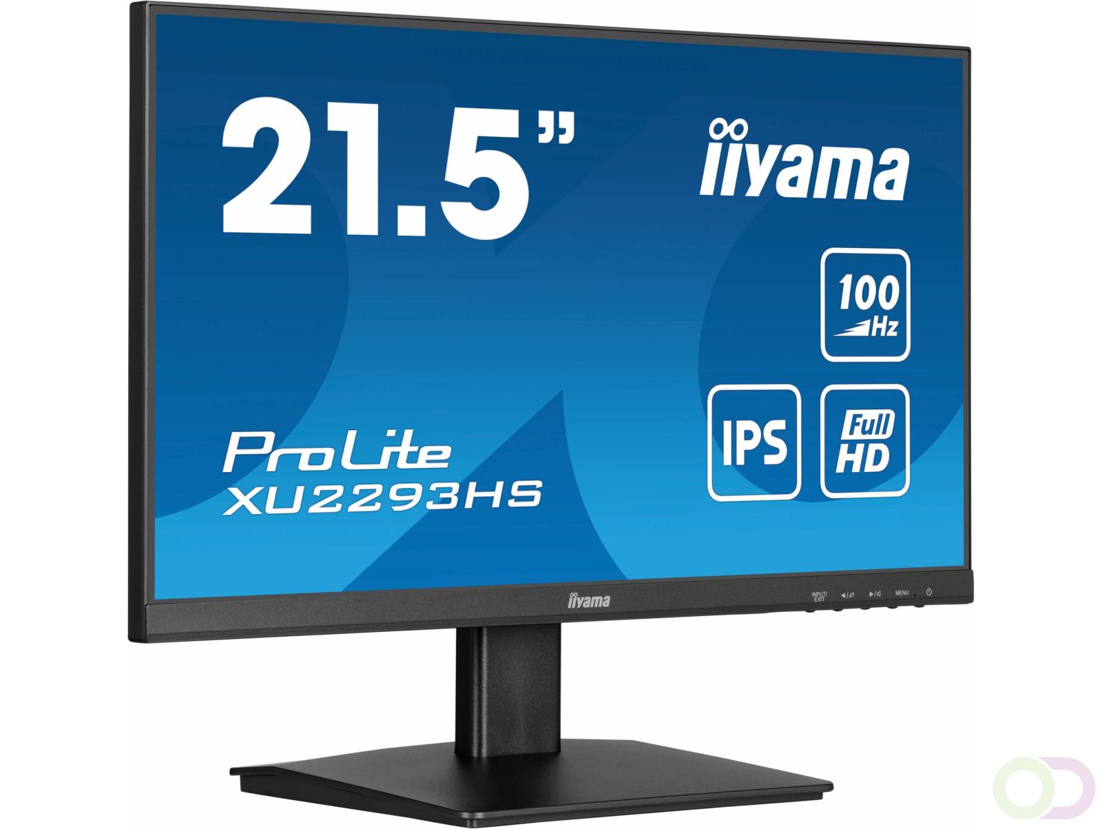 iiyama ProLite XU2293HS-B6 computer monitor 54,6 cm (21.5") 1920 x 1080 Pixels Full HD LED Zwart (XU2293HS-B6)