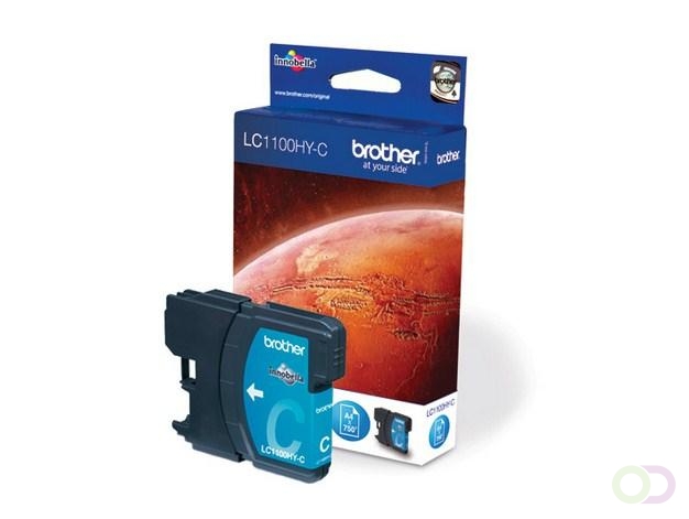Brother LC-1100HYC inktcartridge 1 stuk(s) Origineel Cyaan (LC-1100HYC)