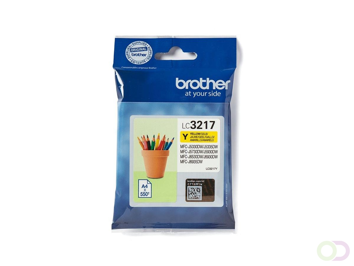 Brother Inktcartridge GEEL (LC3217Y)