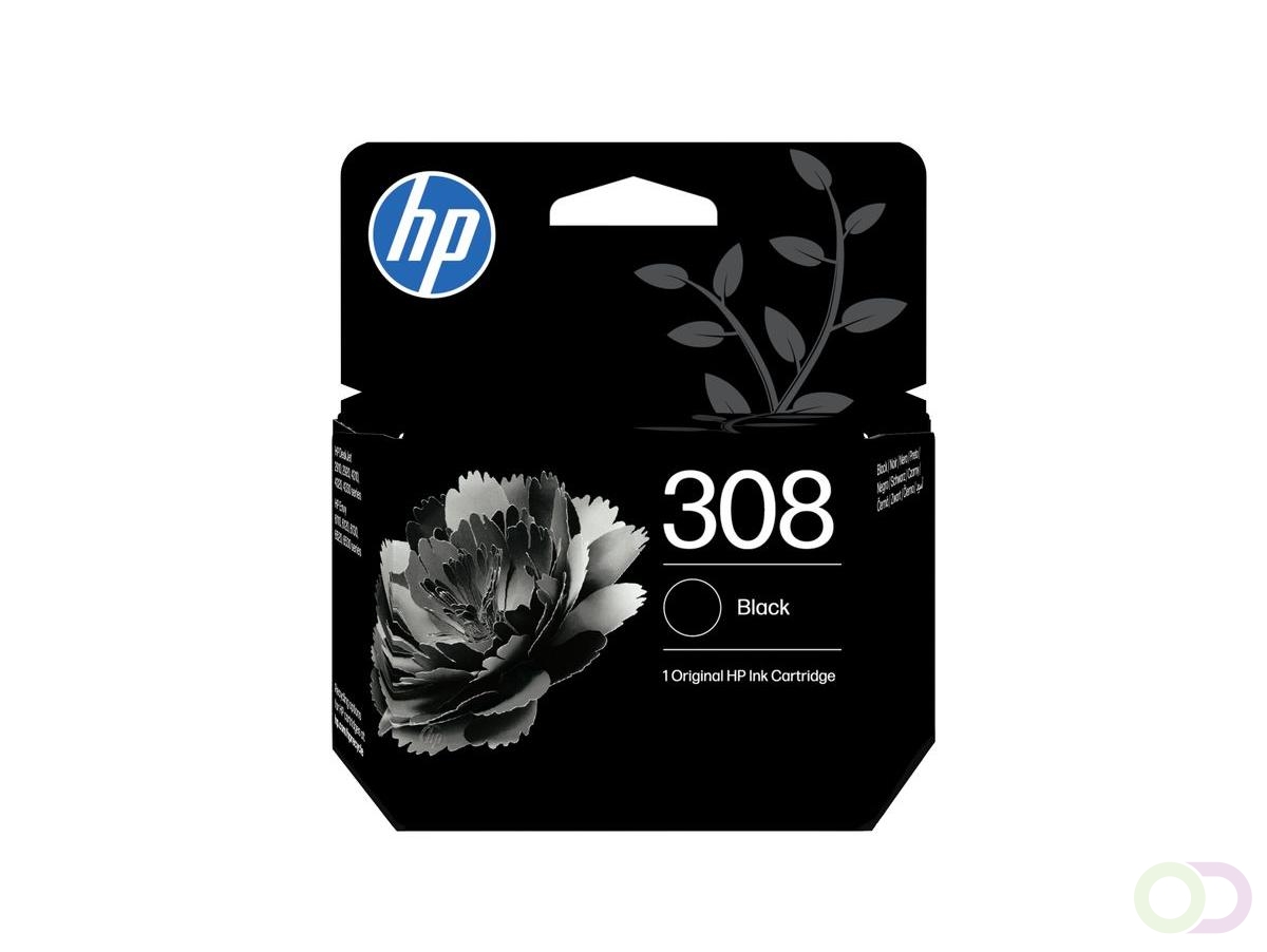 HP 308 originele zwarte inktcartridge (7FP21UE)