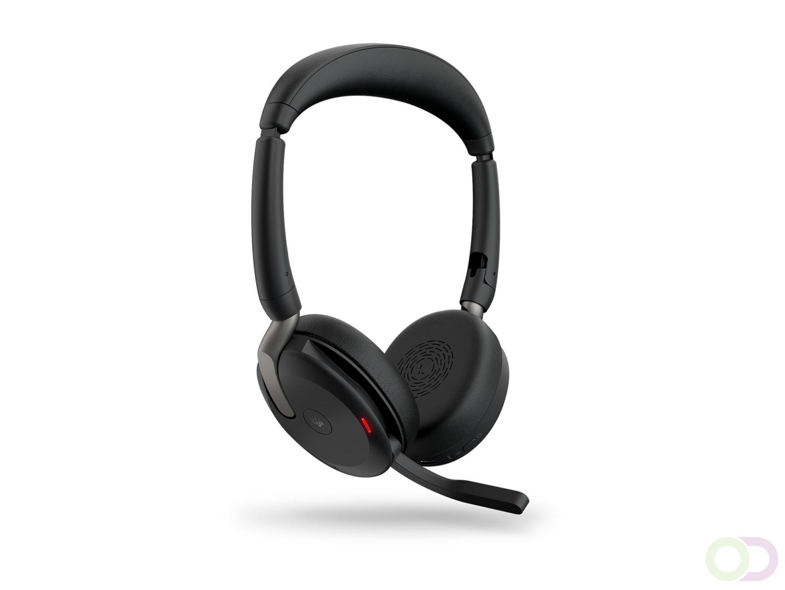 Jabra Evolve2 65 Flex Headset Draadloos Hoofdband Kantoor/callcenter USB Type-C Bluetooth Oplaadhouder (26699-999-889)