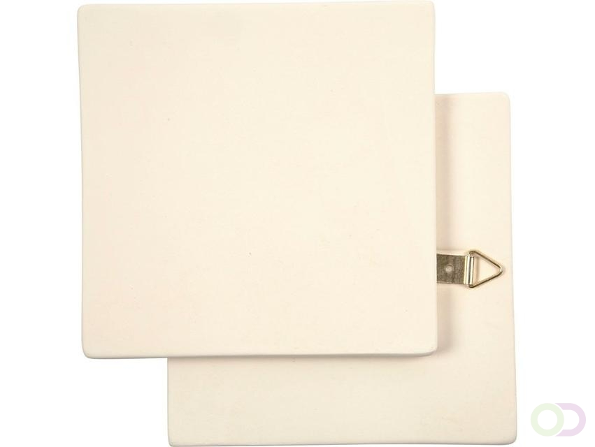 Kunsttegel Creativ Company 130x130x7mm wit