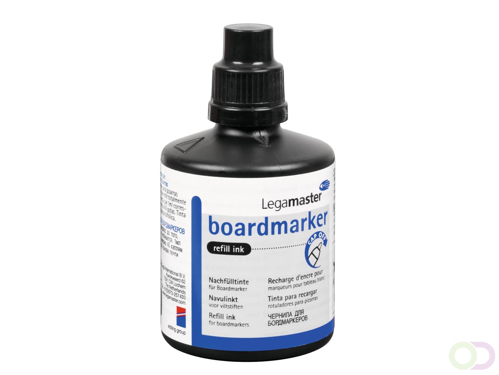 Legamaster board marker navulinkt druppel dispenser rood 100ml