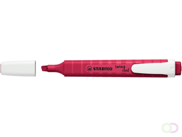 Stabilo Markeerstift Swing cool Wildflower bordeaux