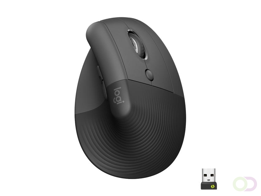 Muis Logitech Lift rechtshandig grafiet - Office-Deals.nl