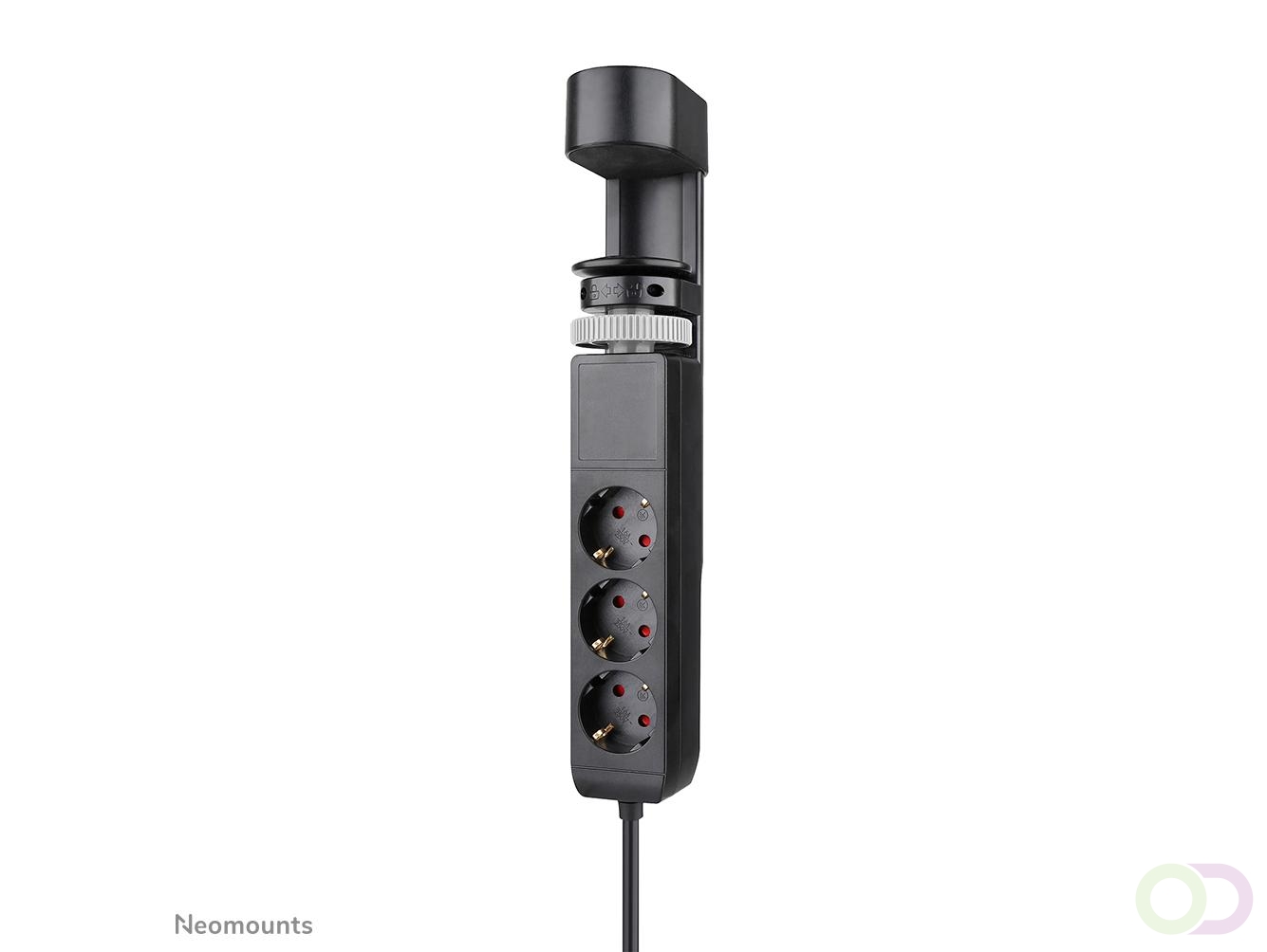 Neomounts DS22-840BL6 Bureaucontactdoos met klem en USB-C en USB-A poorten - Quick-charge (DS22-840BL6)