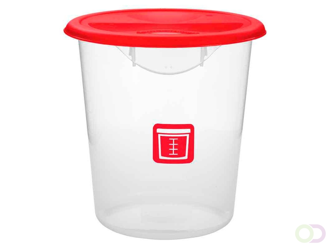 Ronde container 7,6 ltr Rauw vlees, Rubbermaid