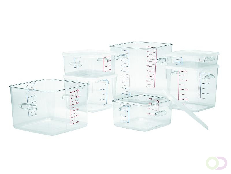 Ruimtebesparende container 20,8 ltr, Rubbermaid