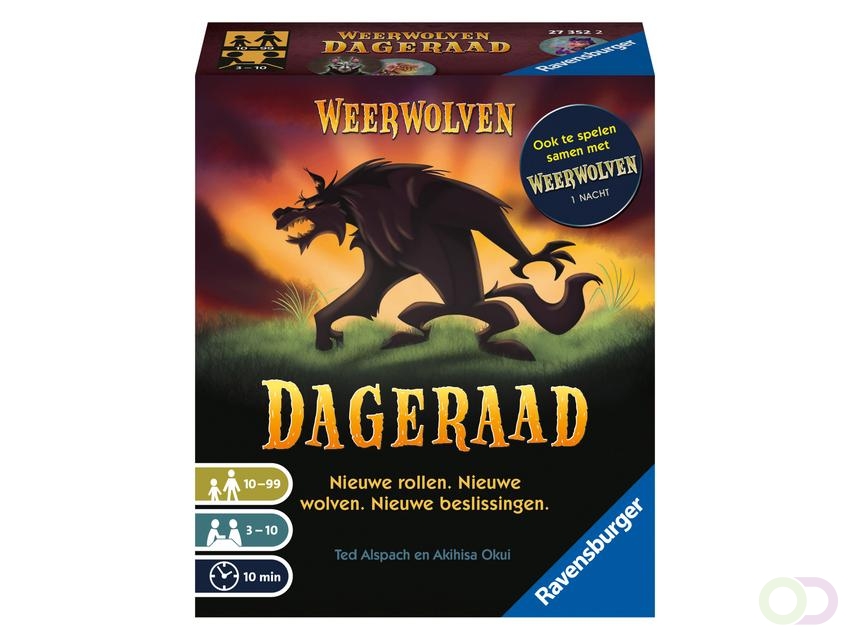 Spel Ravensburger Weerwolven Dageraad