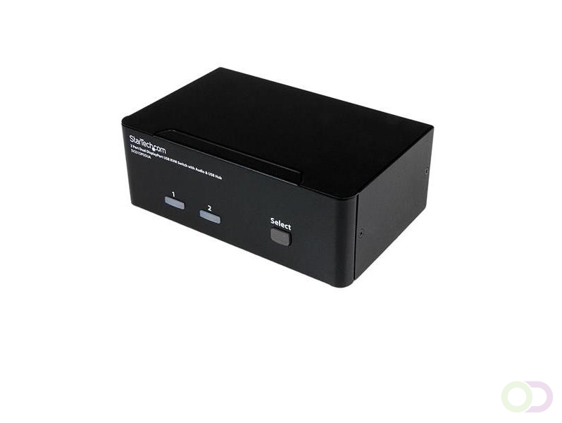 StarTech.com 2-poort Dubbele DisplayPort USB KVM-switch met Audio en USB 2.0-hub (SV231DPDDUA)