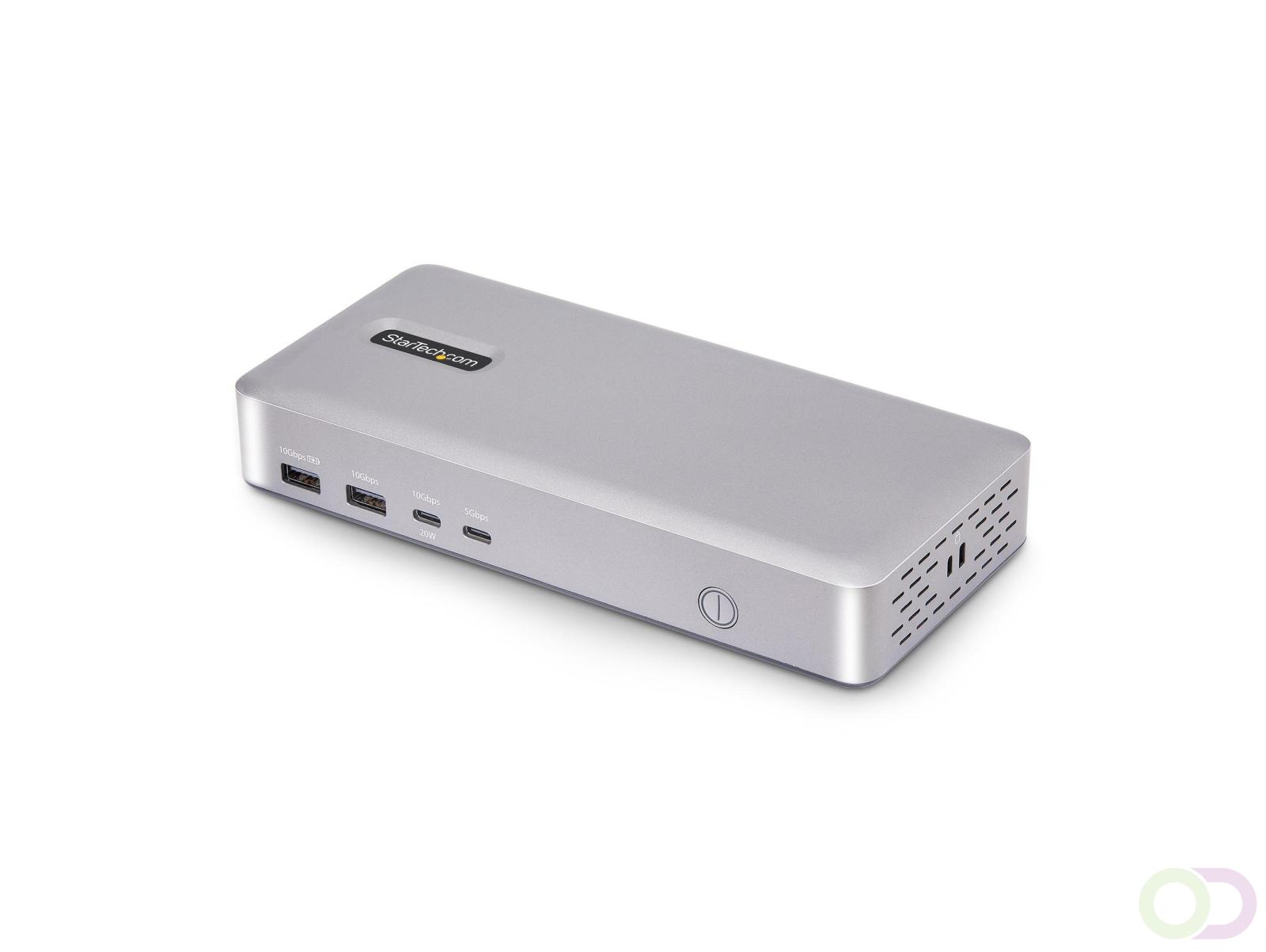 StarTech.com Dual-Monitor USB4 Docking Station, Dual 4K 120Hz of Single 8K 60Hz HDMI, 100W Laptop Charging, 2.5GbE, USB-C Multi-