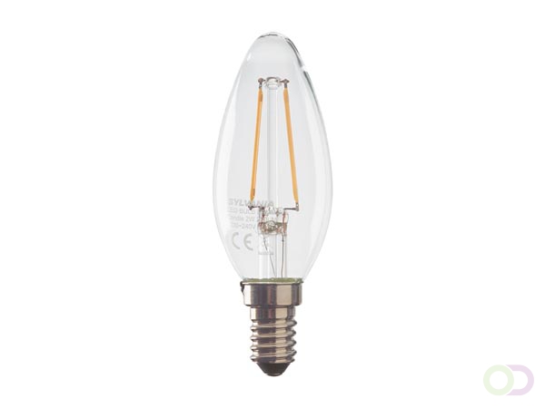 SYLVANIA - LEDLAMP TOLEDO RETRO KAARS 250 LM - HELDER - 2.5 W - E14