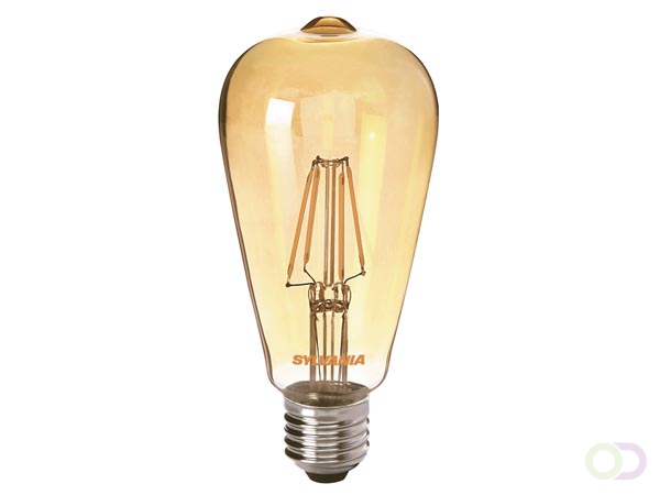 SYLVANIA - LEDLAMP TOLEDO RETRO ST64 400 LM - AMBER - 4 W