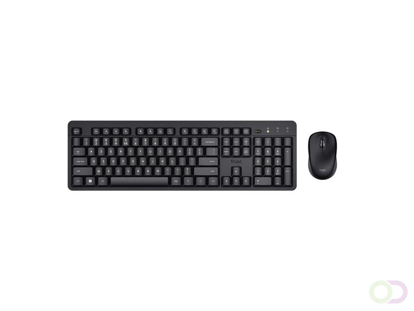 Toetsenbord Trust Ody II draadloos muis AZERTY 25363