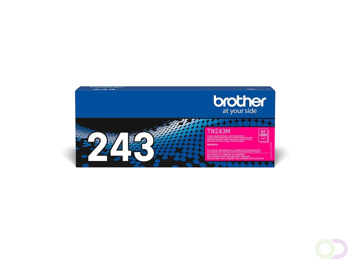 Brother TN-243M tonercartridge 1 stuk(s) Origineel Magenta (TN-243M)